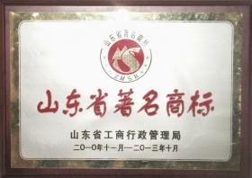 2010年，“體恒健”被 山東省工商行政管理局評為“山東省著(zhù)名商標”